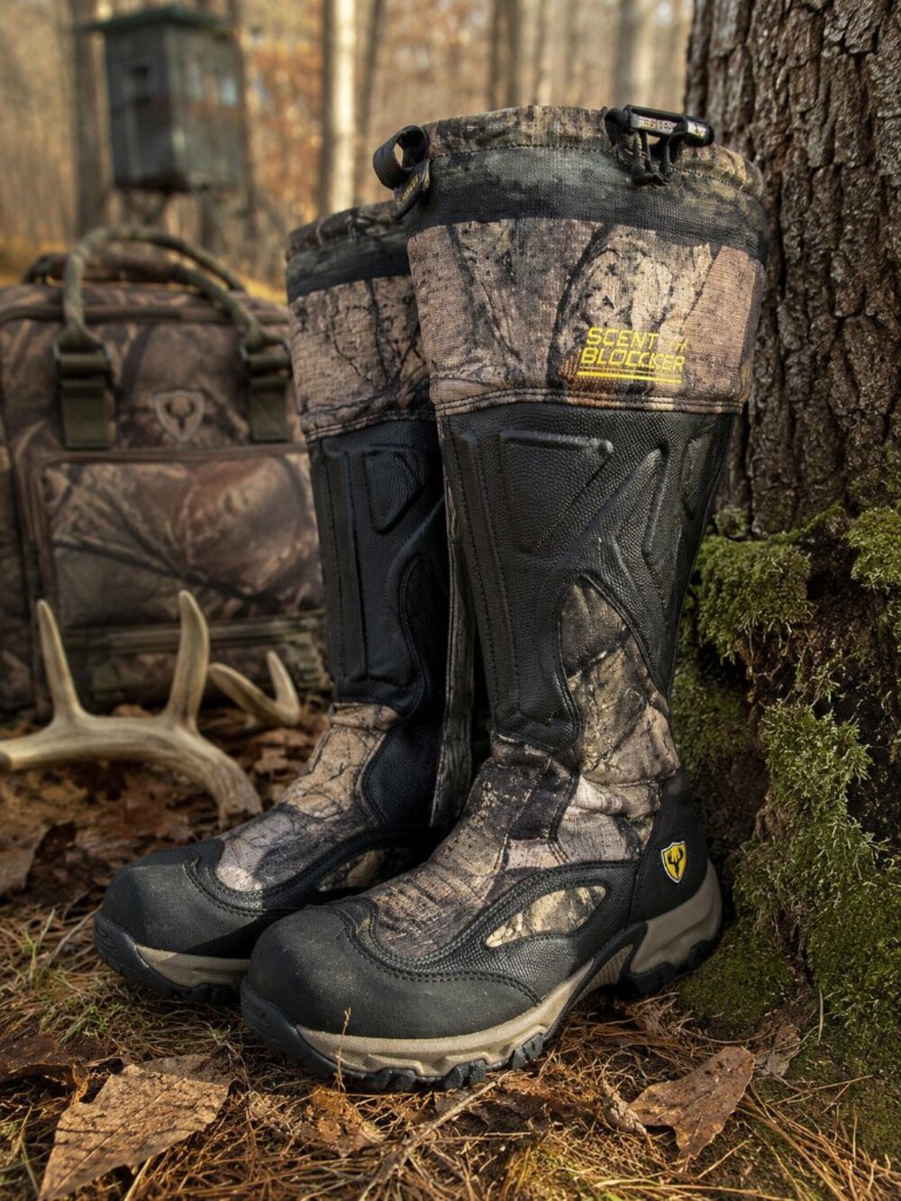 Scent Blocker Dream Season Mossy Oak Camo Hunting Boots Men's 8.5 Wide